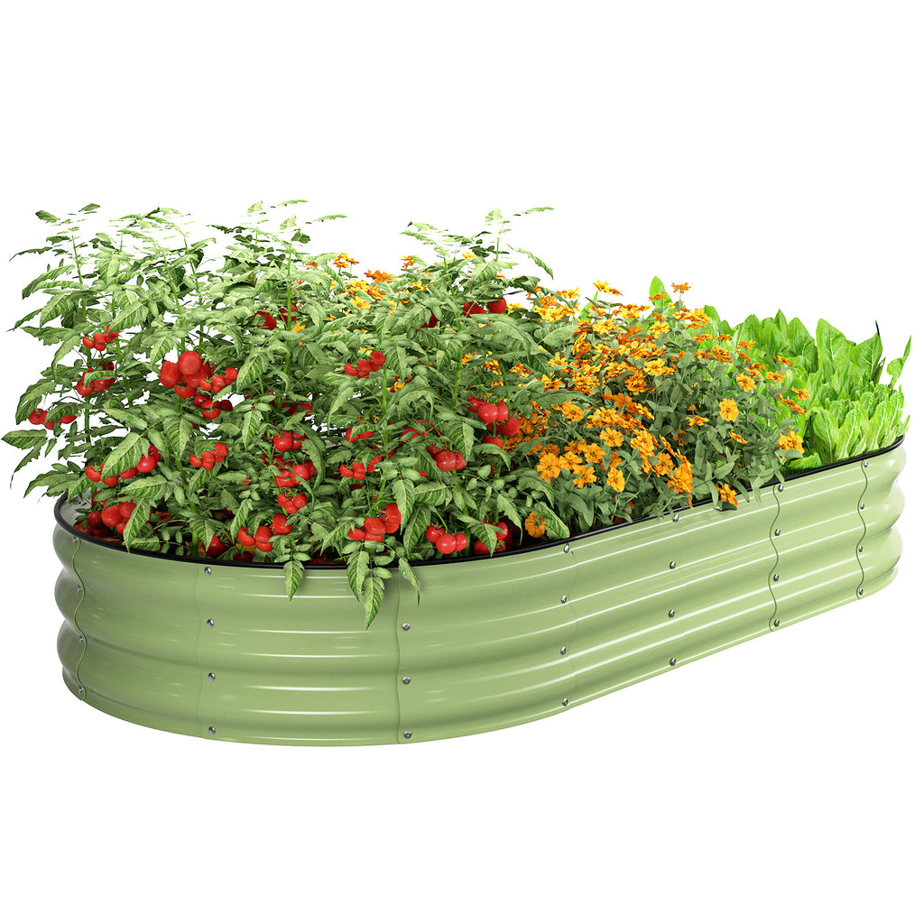 Raised Garden Bed(Green,6x3x1ft)