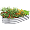 Raised Garden Bed(Silver,6x3x1ft)