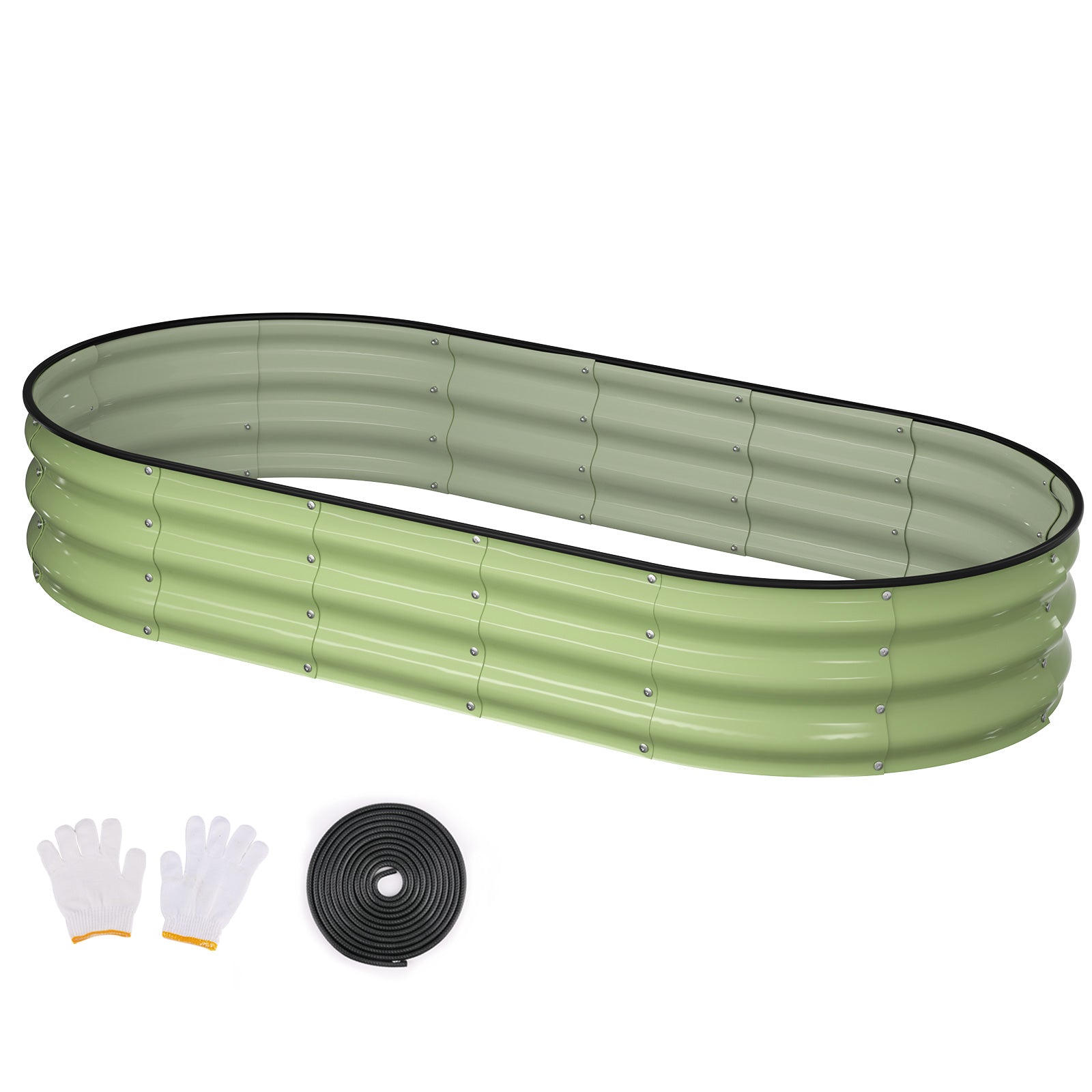 Raised Garden Bed(Green,6x3x1ft)