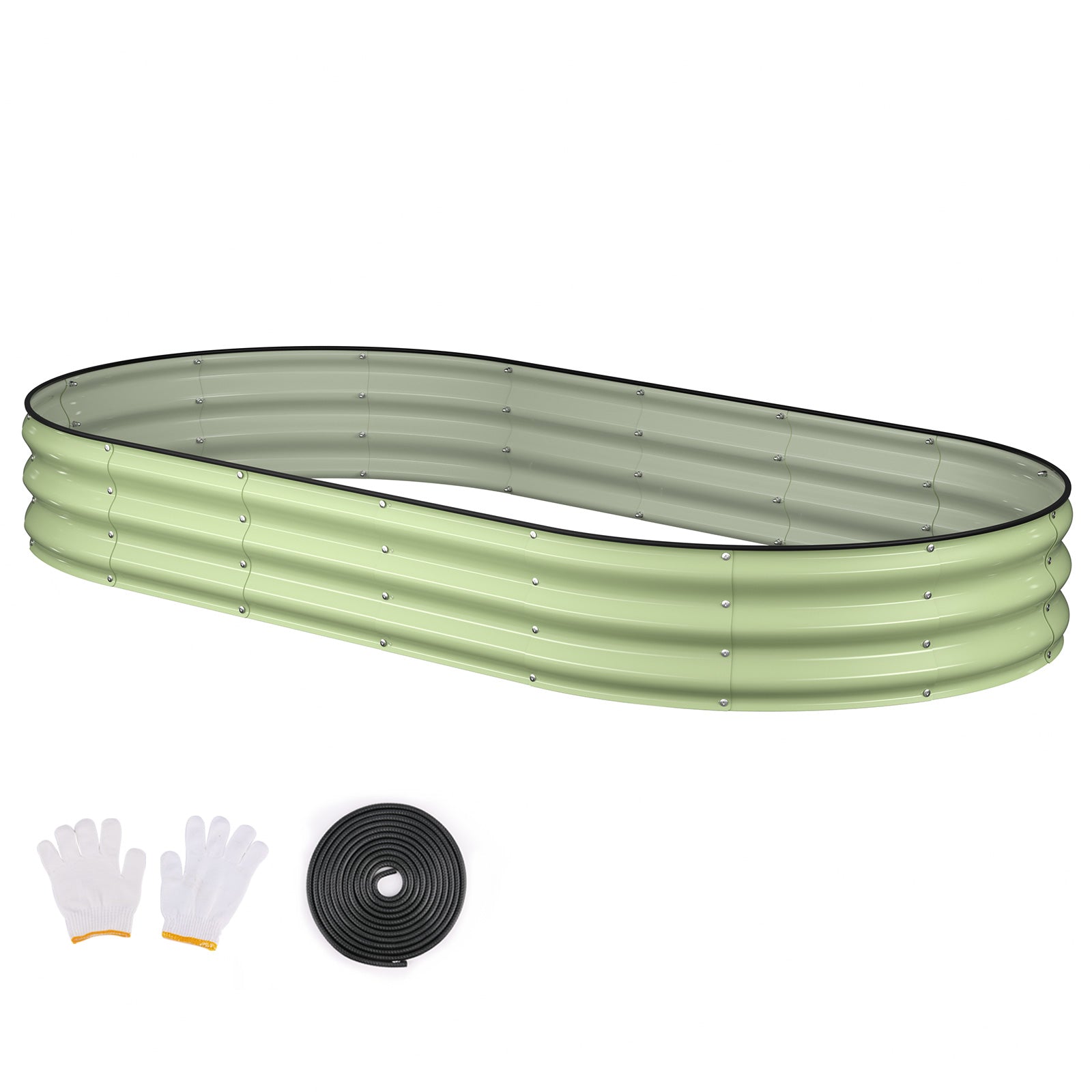 Raised Garden Bed(Green,8x4x1ft)