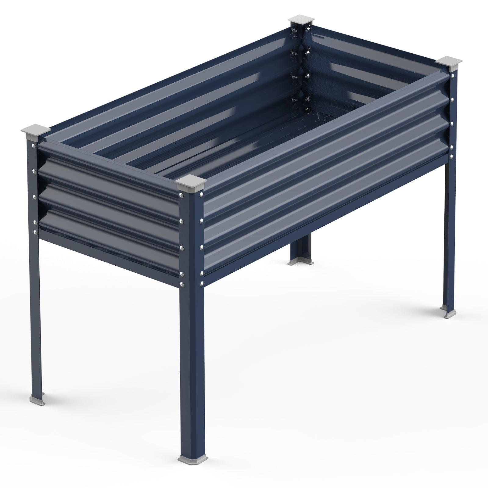 Raised Garden Bed with Legs(Midnight Blue,48×24×32)