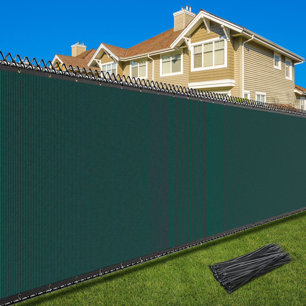 Privacy Screen Fence (Dark Green)