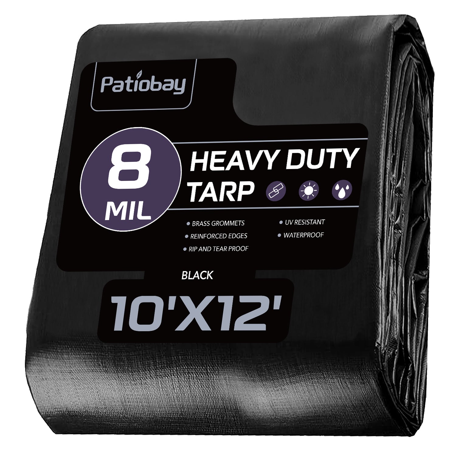 8 Mil Tarp（Black)