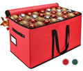 Christmas Ornament Storage Box(Red)