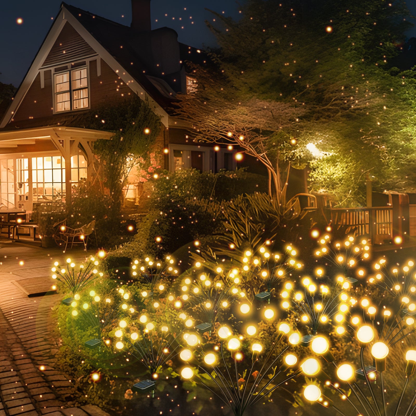 Firefly Solar Lights 4 Packs (Warm White)