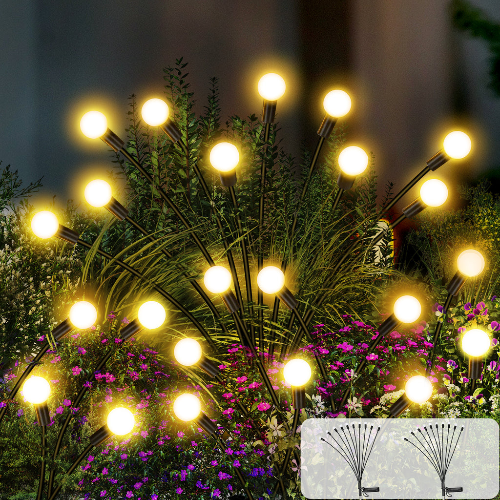 Firefly Solar Lights 2 Packs (Warm White)