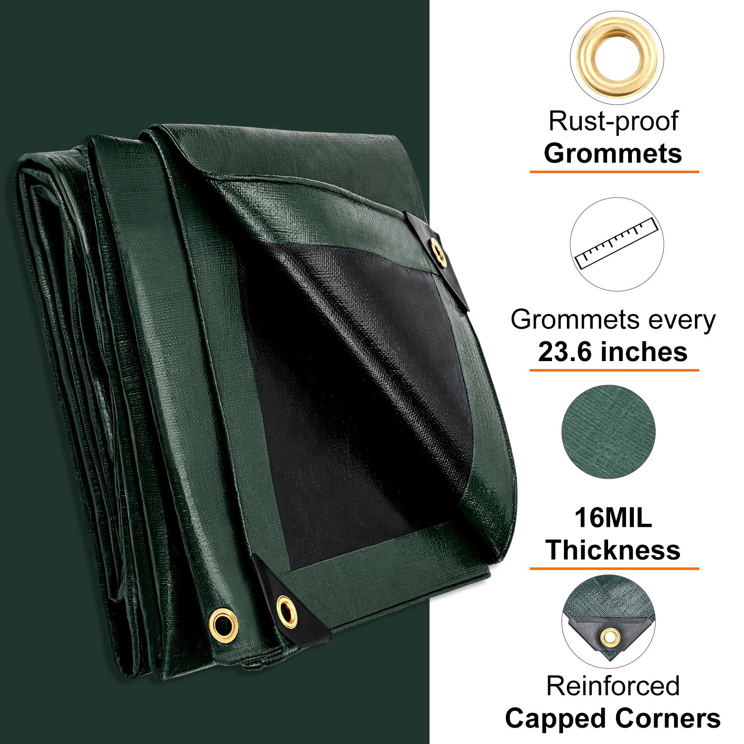 16 Mil Tarps (Green)
