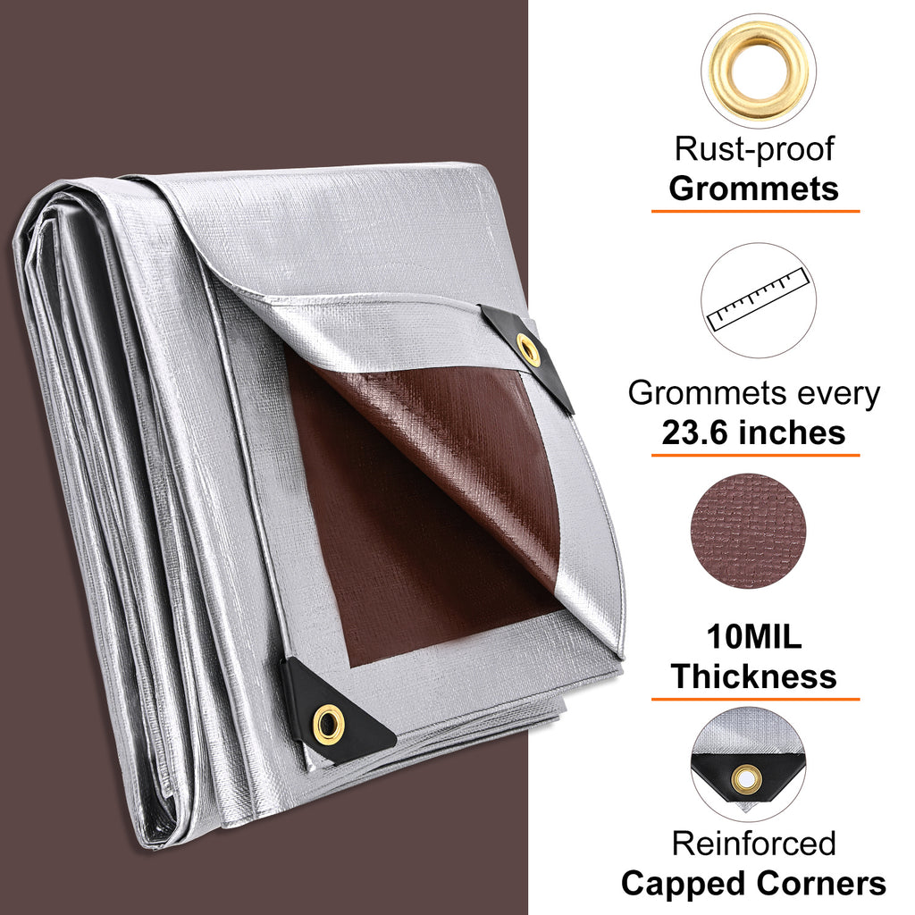 10 Mil Tarps (Silver)