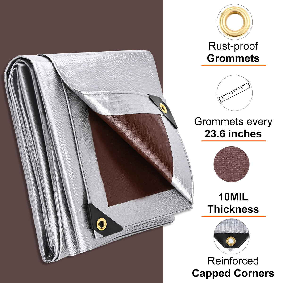 tarp wallet 10 Mil Tarp (Silver) – Paytiobay