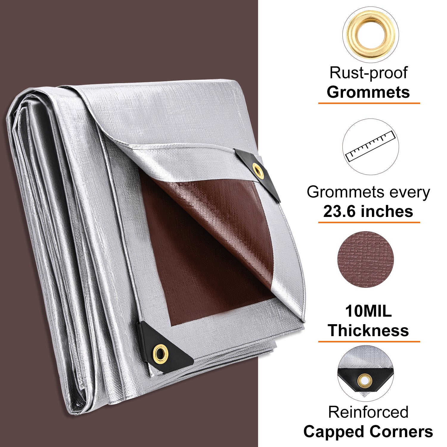 10 Mil Tarps (Silver)