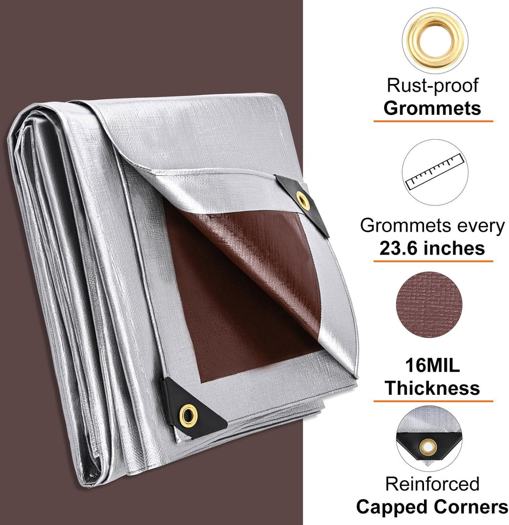16 Mil Tarps (Silver)