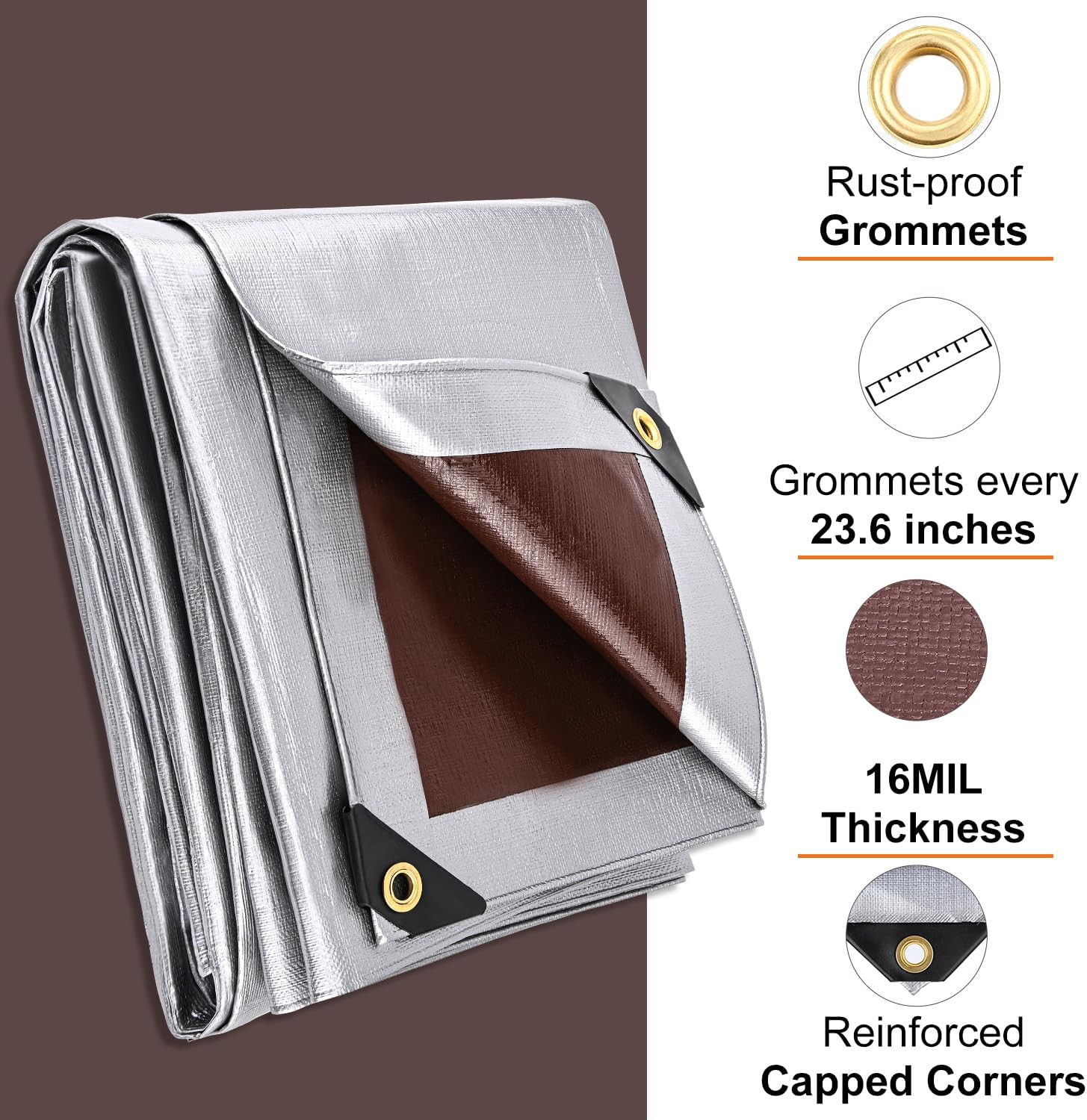 16 Mil Tarps (Silver)