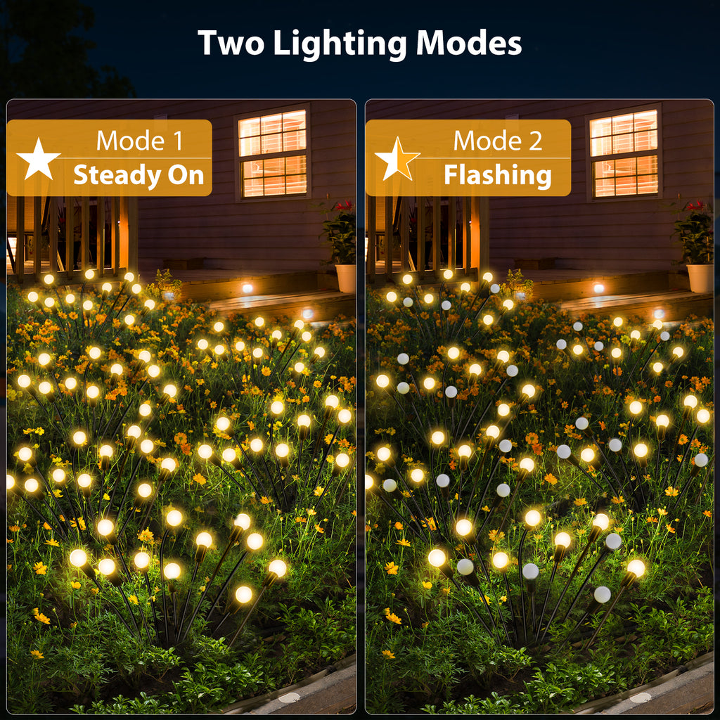 Firefly Solar Lights 4 Packs (Warm White)