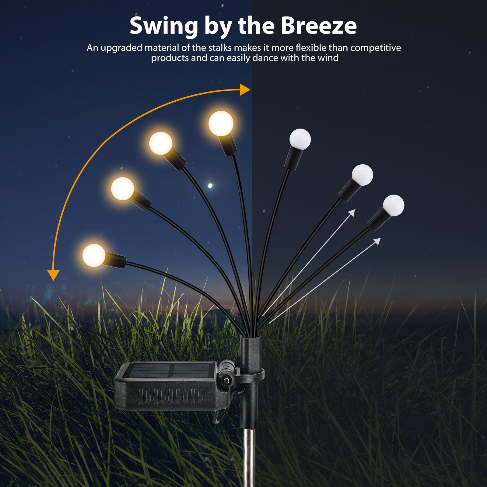 Firefly Solar Lights 4 Packs (Warm White)