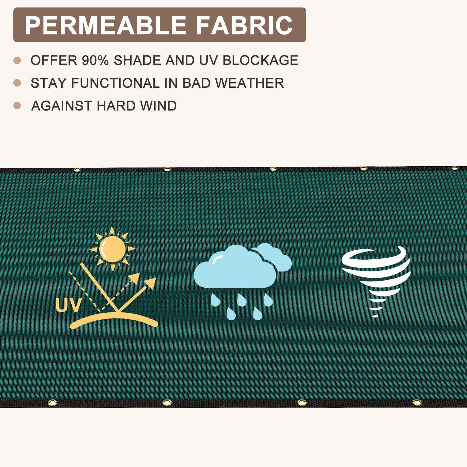 Privacy Screen Fence4X50FT(Dark Green)