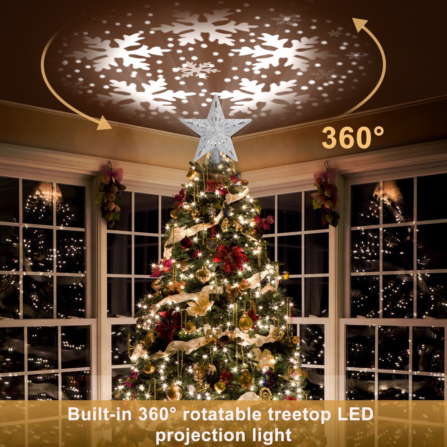 Christmas Tree Topper (Sliver)