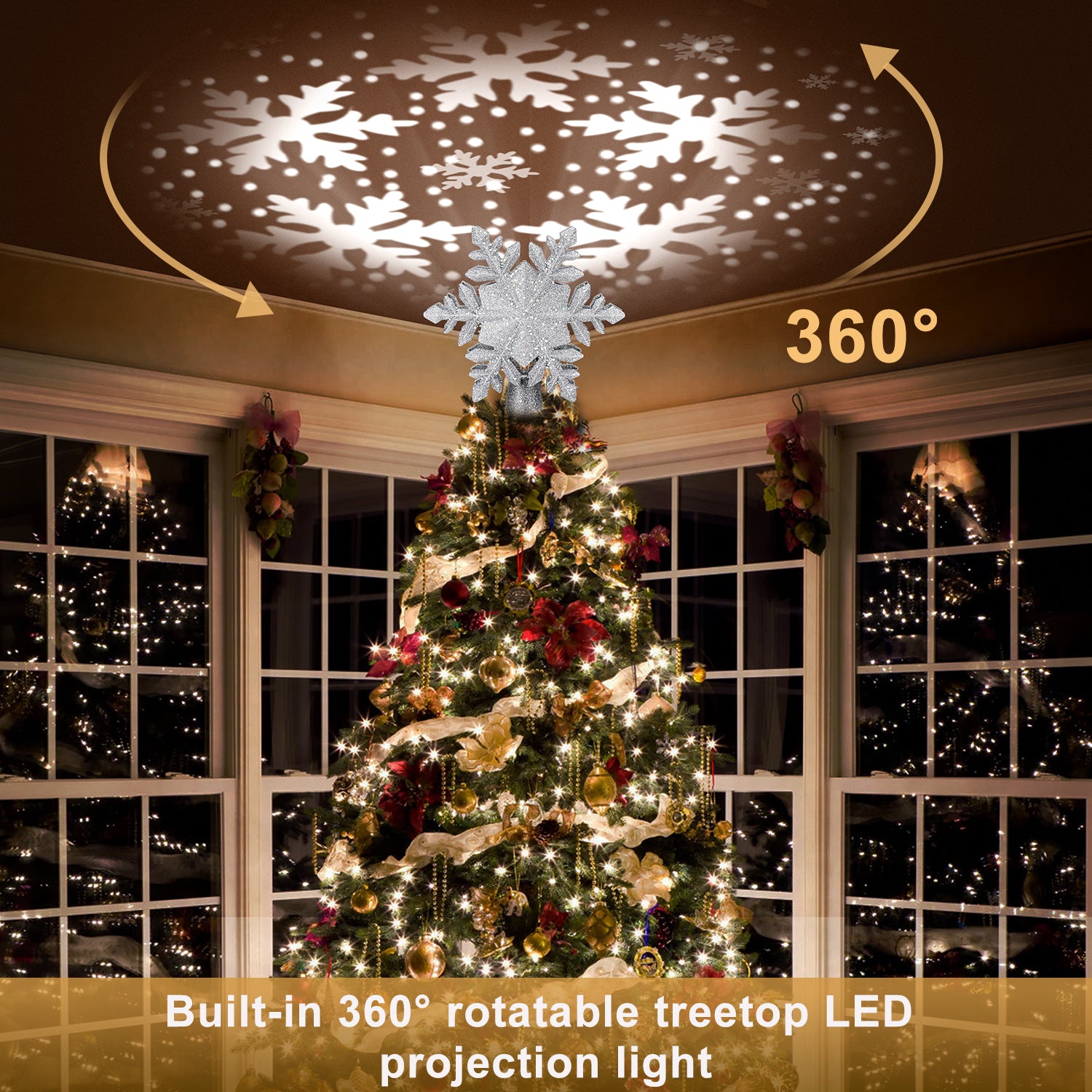 Christmas Tree Topper (Snowflake)