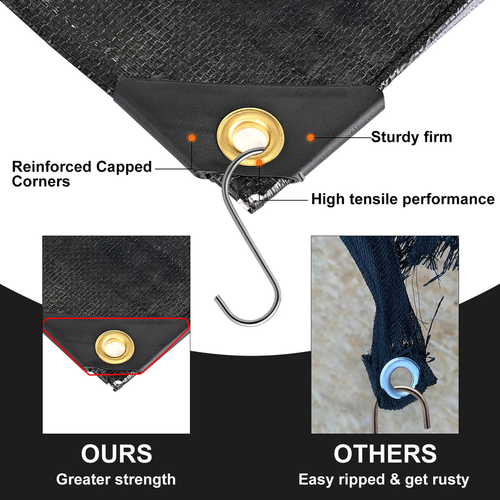 8 Mil Tarp（Black)