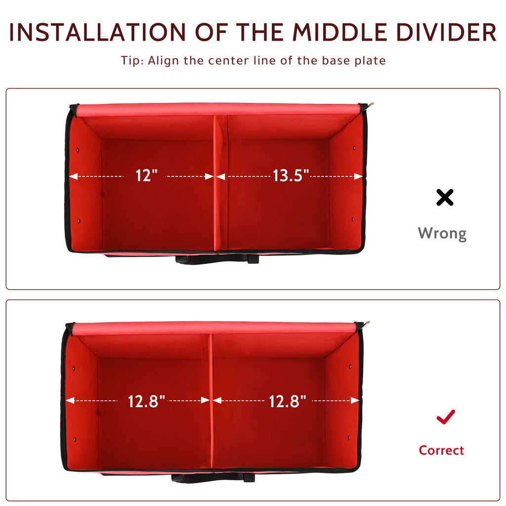 Christmas Ornament Storage Box(Red)