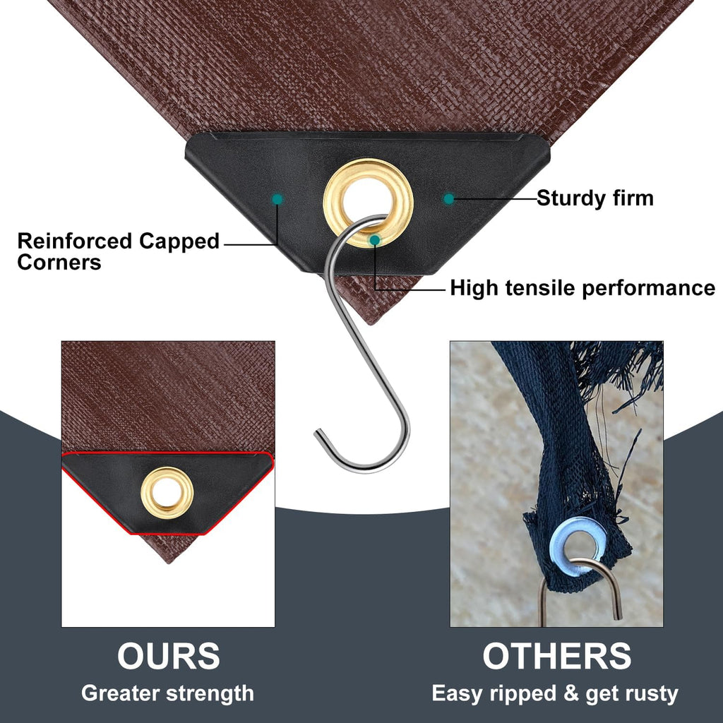 14 Mil Tarps (Brown)