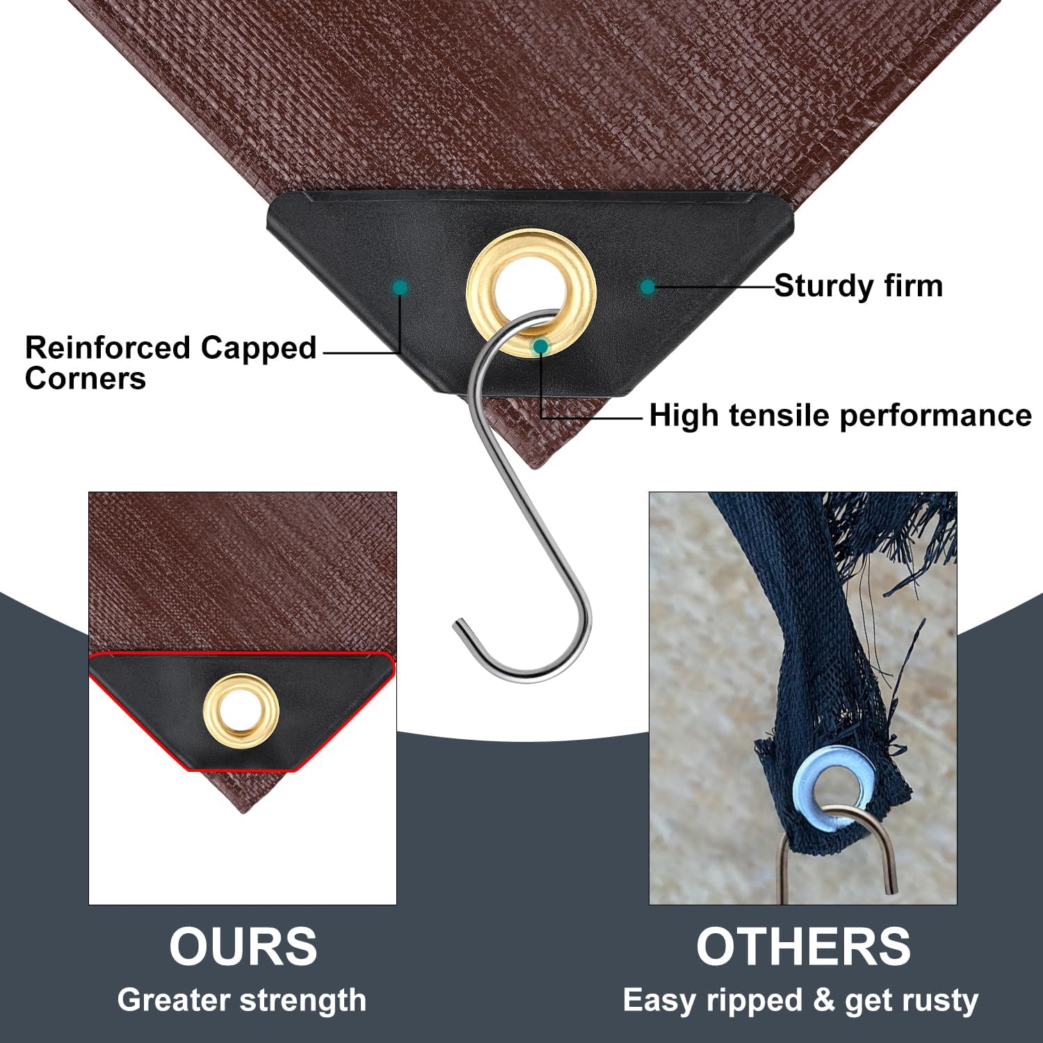 14 Mil Tarps (Brown)