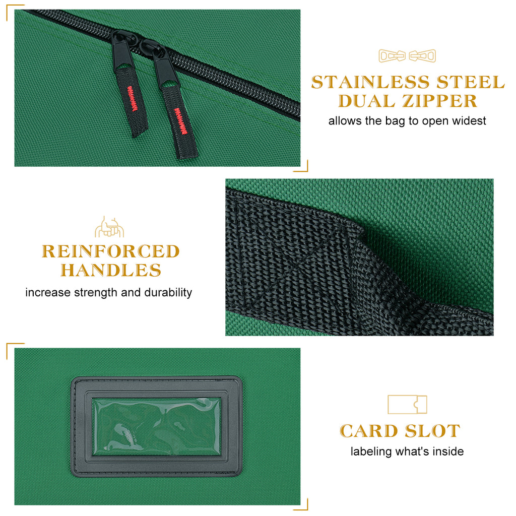 Rolling Christmas Tree Storage Bag( Green)