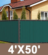 Privacy Screen Fence4X50FT(Dark Green)