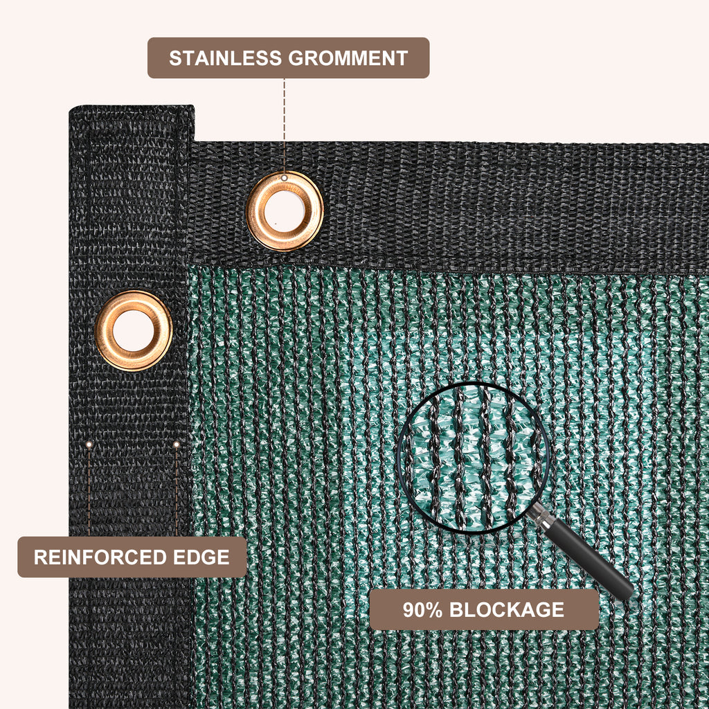 Privacy Screen Fence (Dark Green)