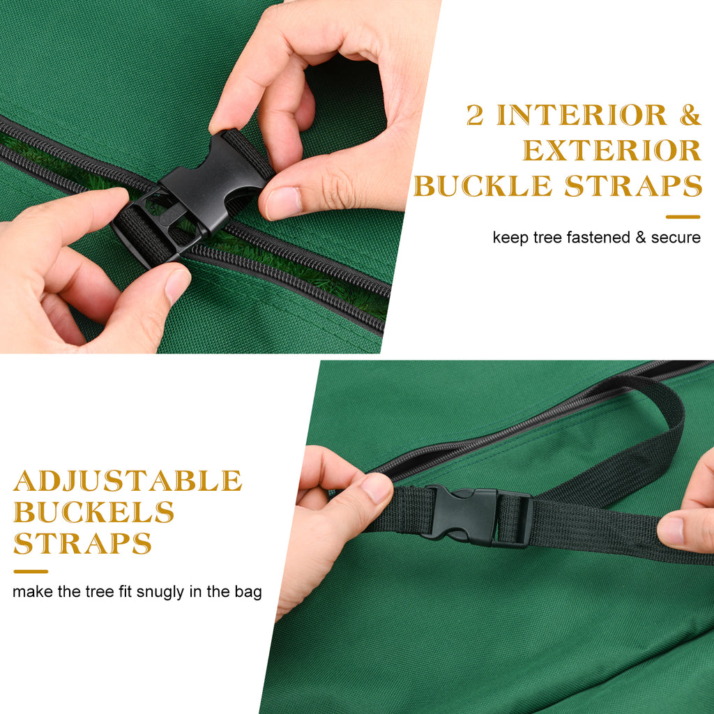 Rolling Christmas Tree Storage Bag( Green)