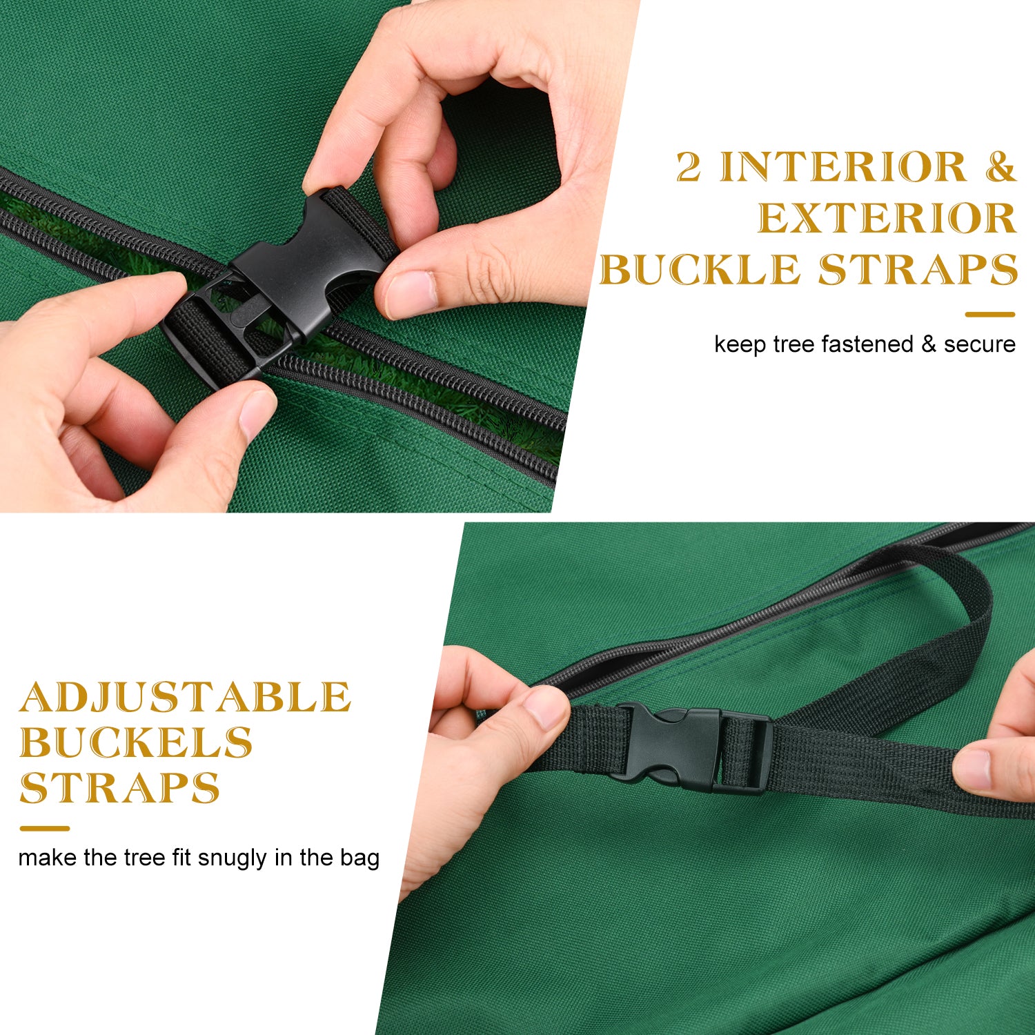 Rolling Christmas Tree Storage Bag( Green)