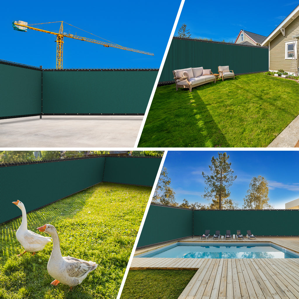 Privacy Screen Fence4X25FT(Dark Green)