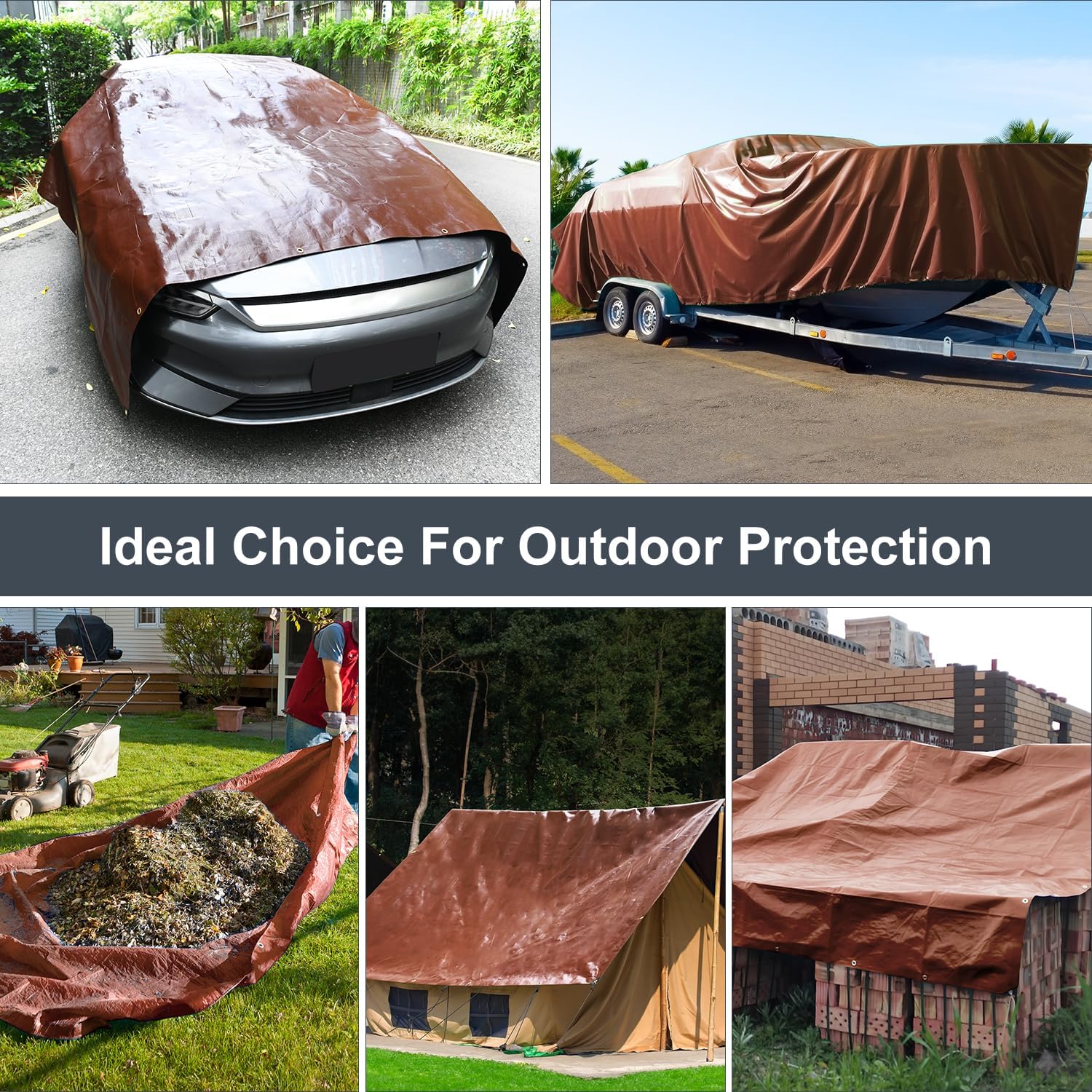 14 Mil Tarps (Brown)