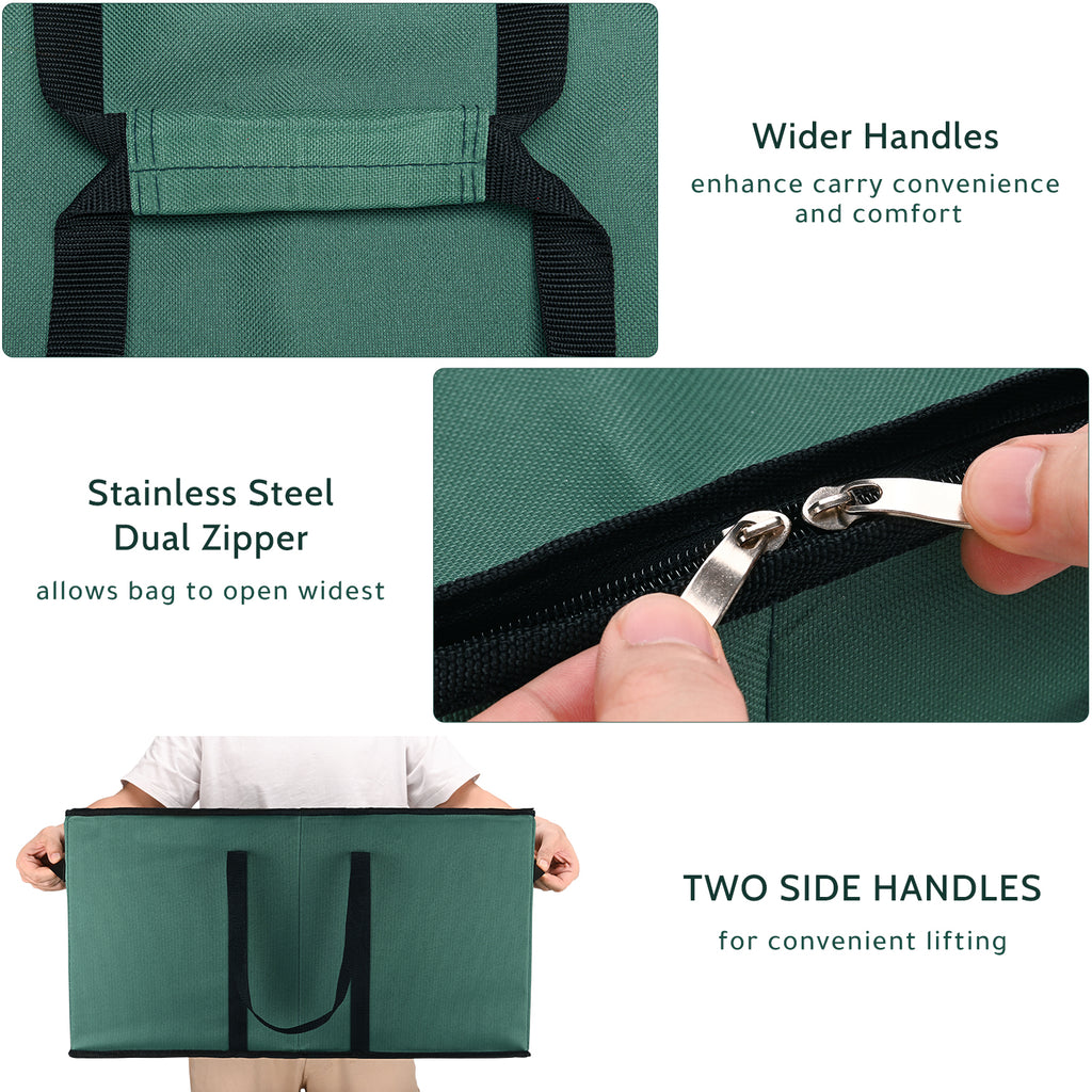 Christmas Ornament Storage Box(Green)