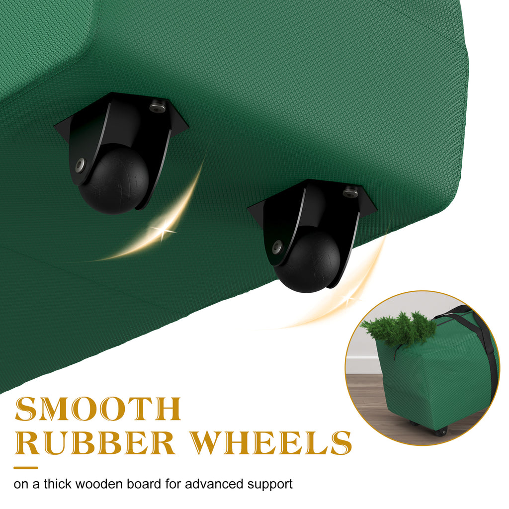 Rolling Christmas Tree Storage Bag( Green)