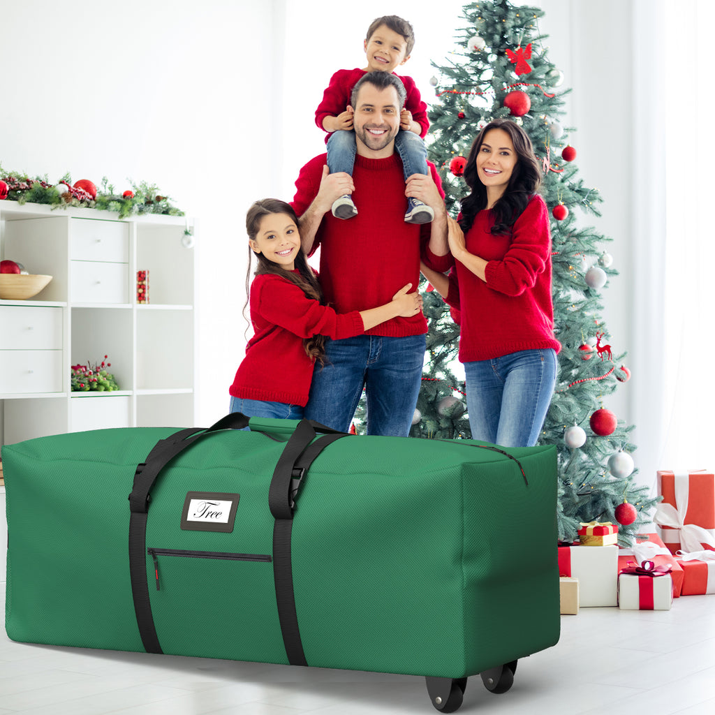 Rolling Christmas Tree Storage Bag( Green)