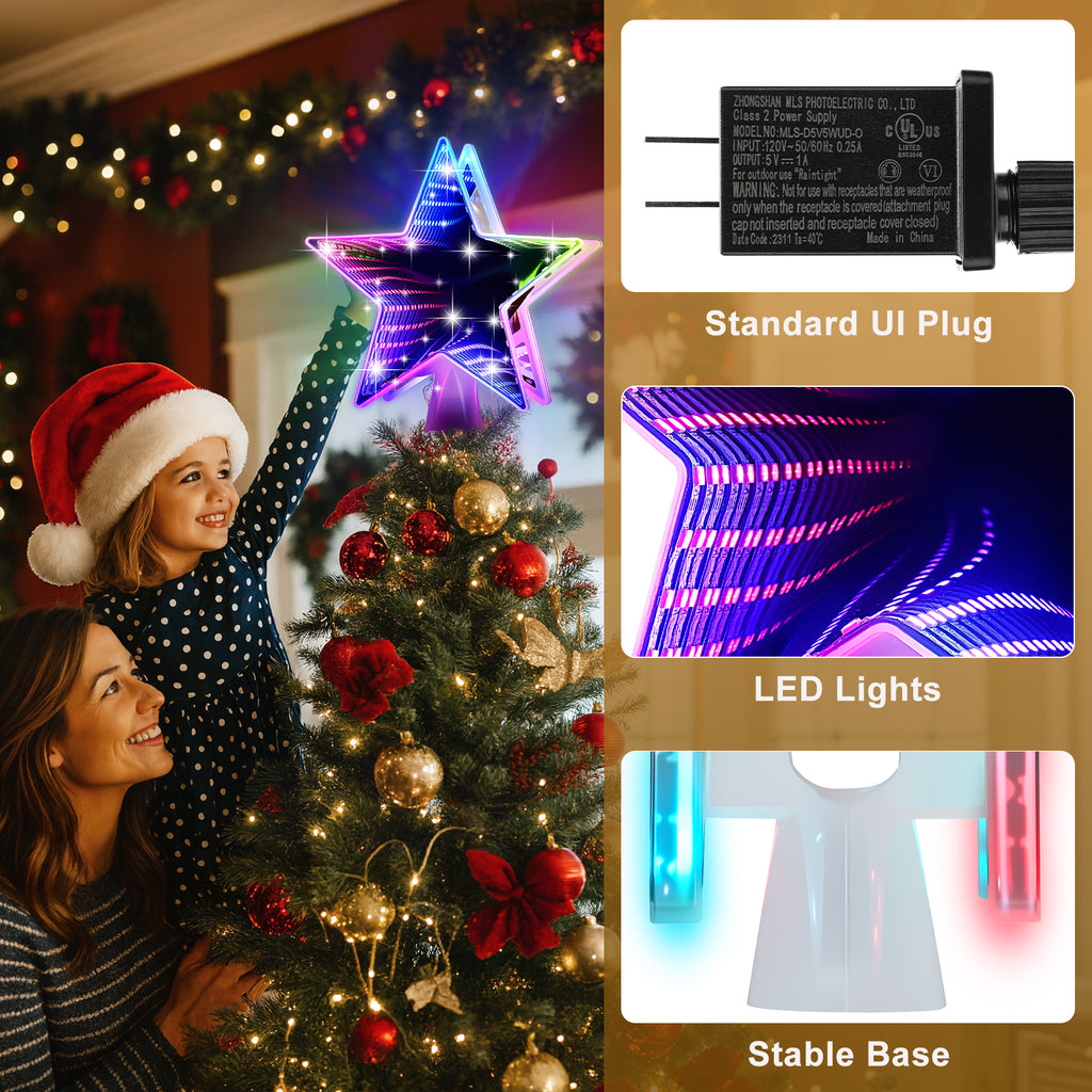 Christmas Tree Topper Star（Multicolour）